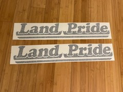 Land Pride Attachments 24” Decals (2) Farm Equipment Decals Stickers Implement