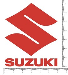 Suzuki Racing 7″ x 5.5″ Die Cut Team Sticker Motocross Decal Pick your color