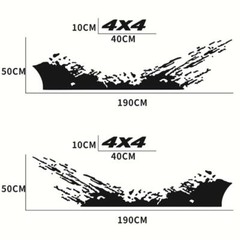 Body Racing Accessories Mud Splash Auto Graphic Decal Vinyl Car Truck Universal