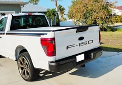 Matte Black Finish 3D Raised Tailgate Letter Pieces For 2021-up Ford F150 P702