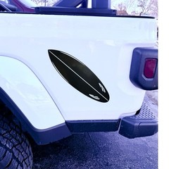 Surfboard Vinyl Decal for Vehicle Windows Laptops Any Smooth Surface design #16
