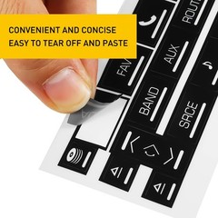 1/2set Replacement Radio Button Stickers For 2007-2014 escalade Switch ReDe H