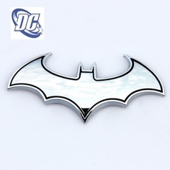 Batman Car Decal 3D Metal Auto Motorcycle Logo Laptop Decals black Chrome USA