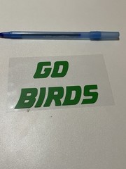 Philadelphia Eagles Go Birds permanent vinyl decal for cars trucks windows