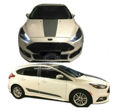 Car Hood Side Door Sticker Kit For Ford Focus Graphics Racing Stripe Decals