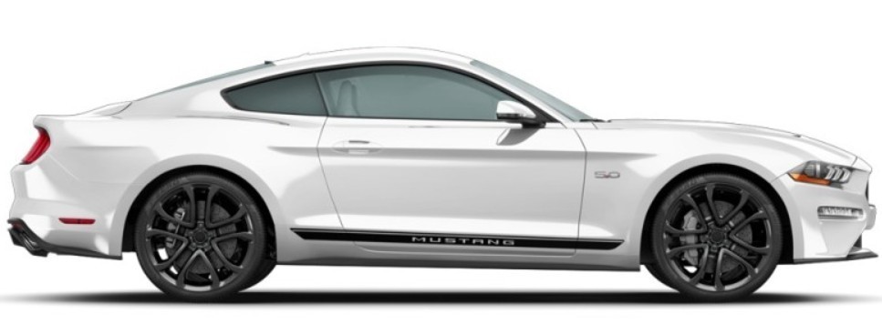 Ford Mustang Rocker Panel Door Side Stripes Decals Both Sides 2015-2022