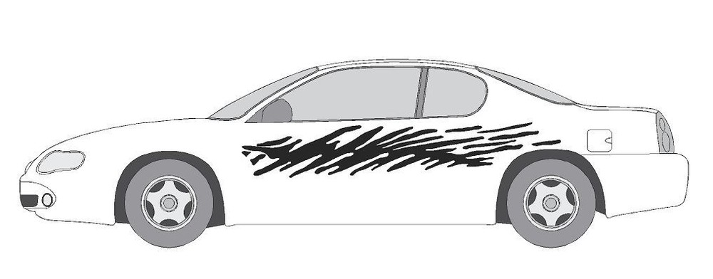 DECAL #A970 VINYL GRAPHIC AUTO SUV VEHICLE CROSS OVER MODERN TRUCK VAN CAR SEMI