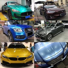 Super Glossy Glitter Pearl Metal Mirror Chrome Vinyl Wrap Car Paint Sticker – CF