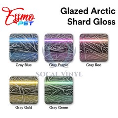 ESSMO PET Glazed Arctic Shard Gloss Car Vinyl Vehicle Wrap Decal Sticker Sheet