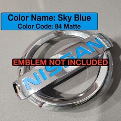 Rear Emblem Vinyl inlays FOR 2016-2018, Nissan Maxima. Emblem NOT included.