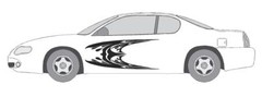 VINYL GRAPHIC #A1199 DECAL VEHICLE CAR TRUCK CROSS OVER SUV VAN SEMI MODERN AUTO