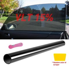 1/2x 50x300cm Tint Film Headlights Tail lights Car Vinyl Wrap Light 15% Black D