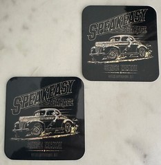 Hot Rod Speakeasy Garage 3″ Premium quality Glitter decal Sticker Car Window (2)