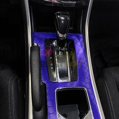 Honeycomb Carbon Fiber Satin Royal Purple Hex Car Sticker Decal Vinyl Wrap Sheet