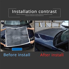 Black PVC Front Hood Vinyls Decal Fits Land Rover Range Rover Sport 2005-2013