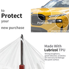 12″x5ft TPU PPF Clear Paint Protection Vinyl Film Wrap Gloss Car Scratch 8.5mil