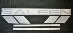 Silver 99-04 Saleen stripes decals OEM set new! free ship