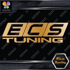 Compatible With ECS Tuning Performance Racing JDM Logo Vinyl Decals Stickers
