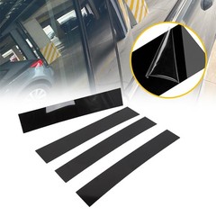 4/8x Gloss Black Pillar Post for Cadillac Escalade 07-14 Door Trim Piano Cover A