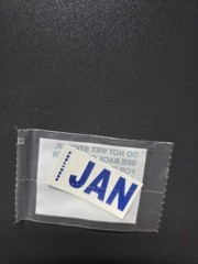 California Month Sticker (January) JAN DMV License Plate Month Sticker Original