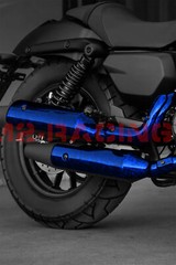 ESSMO PET Marble Forged Gloss Carbon Fiber Royal Blue Vehicle Vinyl Wrap Decal