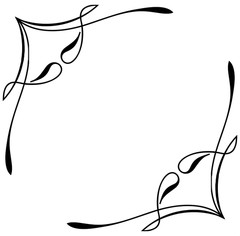 4 Vinyl Pinstripe Corner Decals -Choose Your Size and Color – Free US Shipping!