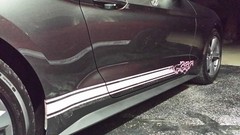 3 Horse Running Fit all Year Mustang Rocker stripes Stripe Graphics Set Decals