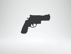 Die Cut Vinyl Decal Snub Nose Revolver Made With Premium Quality Outdoor Vinyl