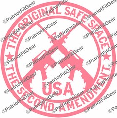 The Second Amendment,The Original Safe Space,Molon Labe,2A,NRA,Guns,Vinyl Decal