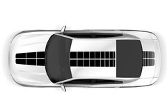 Full body sport stripes decals stickers graphic design for Dodge Charger RT 2015