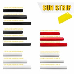 60” Car Window Tint Windshield Sun Visor Vinyl PVC Decal Strip Sticker Black