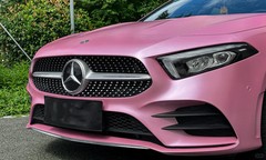 Milliotone Satin Metallic Light Pink Premium Vinyl DIY Custom Car Wrap