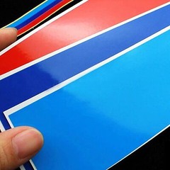 10″ M-Colored Stripe Decal Sticker For BMW Exterior or Interior Decoration US