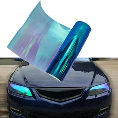 12″X78″ HEADLIGHT/FOGLIGHT FILM COVER TINT VINYL WRAP SHEET BLUE