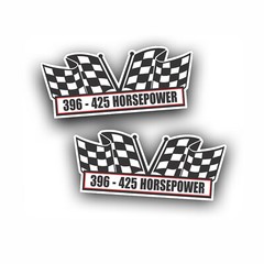 396 425 Horsepower Air Cleaner Decal fits Chevrolet Classic Muscle Car Engine 2X