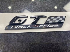 Glossy Black GT Number Trunk Letters Badge Emblems Sticker For Mercedes Benz
