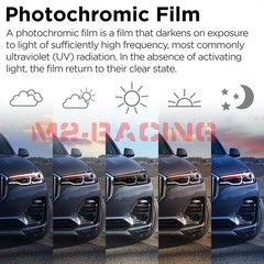 Paint Protection PPF UV Clear To Smoke Black Headlight Taillight Fog Tint Film