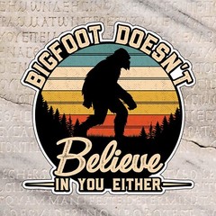Bigfoot Decal Cryptid Sticker for Car Truck Window Bumper – DieCut Vinyl Decals