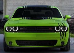 HEADLIGHT CLAW SCRATCH MARK Decal UNIVERSAL Mustang Camaro Charger Durango