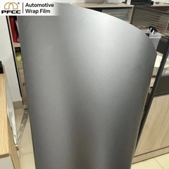 5ft x 50ft PET Car Wrap Vinyl Monza Grey Air Release Bubble Free Full Roll Film