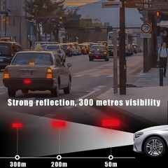 Reflective Stickers 20Pcs Self-Adhesive Reflective Strip Reflective Tape for Car