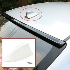 Carbon Fiber Style Car Shark Fin Aerial Antenna Mast Roof AM/FM Radio Sig H