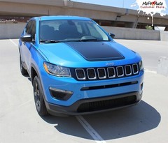 Hood Stripe Graphic Fits 2017 and up Jeep Compass