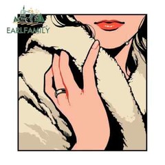 EARLFAMILY 5.1″ Beautiful Girl Eye Strip Car Stickers Graphics Creative Decals