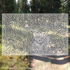 28.5×17 inch Topographic Map Decal