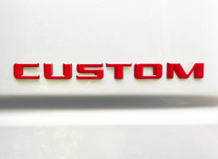 2019-2026 Silverado 1500 Urethane CHEVROLET Insert Tailgate & Overlay Kit Decal