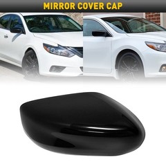 1/2Set Paintable Black Passenger Side Mirror Cover Fits for Nissan Altima 2013-2