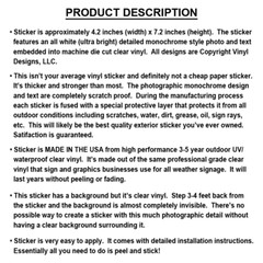 CANE CORSO CLEAR VINYL DECAL STICKER PORTRAIT FOR CAR OR TRUCK WINDOW, DOG PRINT