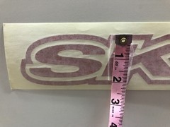 Skin Industries Decal Stickers (12 1/2″ x 2″) Color – Various.