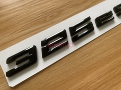 Gloss Black 3D ABS Letters Trunk 325es Emblem Rear Badge for BMW 2017-2022 325es